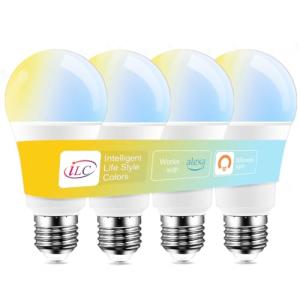 iLC LED Bombilla Inteligente Alexa E27 12W, Compatible con…