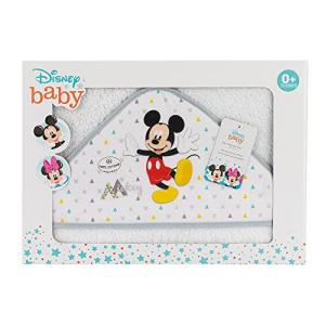 Amazon Disney, Capa de baño Mickey Mouse Geo Blanco y gris
