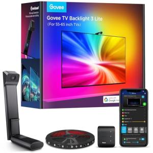 Govee Luces LED TV Retroiluminación 3 Lite con Fish-Eye Fun…