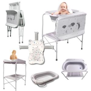 BATHBY | Bañera bebé con patas Multifuncional 5en 1: Plegab…