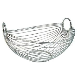 Zeller 24895 Frutero, Ovalado, Metal, Plateado, 27.5x26x15…