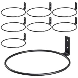 CHUENHEI 8 soportes para macetas de pared de metal de 20 cm…