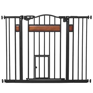 PawHut Barrera de Seguridad Extensible para Puertas y Escal…