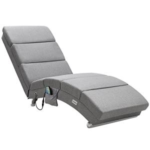 CASARIA Diván Chaise Longue XXL Tumbona Masaje Relax Calent…