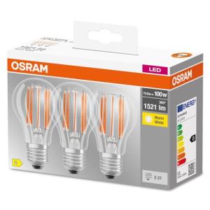 OSRAM LED Classic A100, lámparas de filamento transparente…