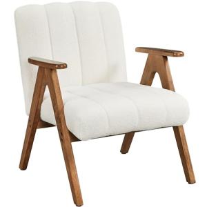 Yaheetech Sillón de Salón con Patas de Madera Maciza Respal…