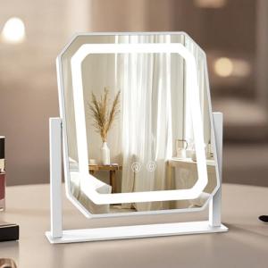 sylvwin Hollywood Espejo de Maquillaje con Luz - 360° Girat…