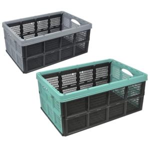 com-four® Contenedor plegable 2x 32 l - Contenedor de trans…