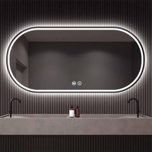 Decmiroor Espejo de Baño Maquillaje, Antivaho Espejo de Par…