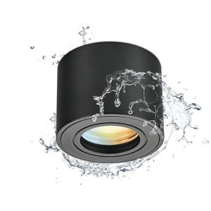 Gleonlux Focos LED Interior Techo Negro, Focos Superficie T…