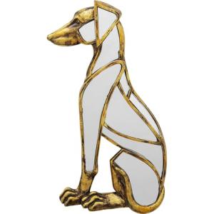 Kare Design Objeto de Pared Dog Mirror, Dorado, Elegante, O…