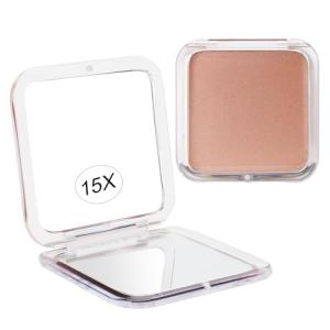 15X aumento de Espejo de maquillaje compacto con para viaje…