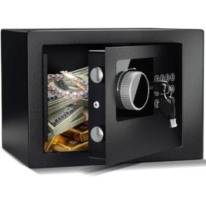 SINZUX Caja fuerte，cajas fuertes para casa，de doble safe bo…