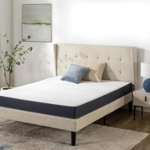 Zinus Colchón de Cama Convencional, Espuma, BlancMarin, 160…