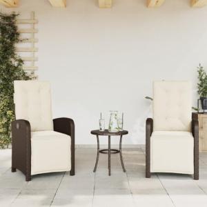 Festnight 2X Sillón Reclinable de Ratán para Exteriores con…