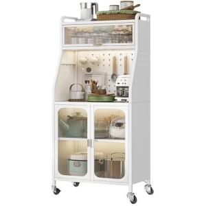 ONKBOITE Armario de Cocina, Mueble Auxiliar De Cocina, 5 Ni…
