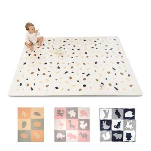 Alfombra Puzzle Suelo Bebe 1,8x1,2m Confeti – 6 XXL-Placas…