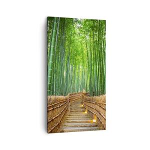 ARTTOR Lienzos decorativos bambú planta Cuadro Sobre Lienzo…