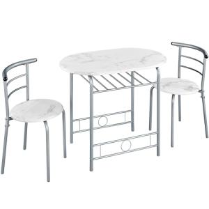 Yaheetech Juego Mesa y 2 Sillas de Comedor Cocina Conjuntos…