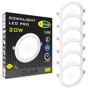 CLAR - Downlight LED Techo Empotrable, Focos Interior, 220m…