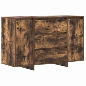 vidaXL Aparador Minimalista Ahumado 120X40.5X75 cm Construc…