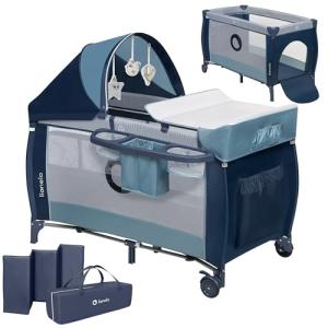 lionelo Sven Plus Cuna de Viaje para bebés 0-36M para niños…