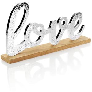 com-four® Soporte Deco de Aspecto metálico - Letras Love so…