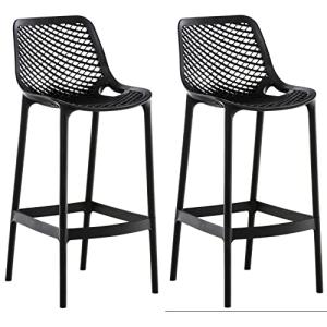 CLP Set De 2 Taburetes De Bar Air para Exterior o Interior…