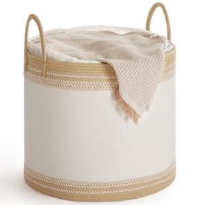 SONGMICS Cesto para Ropa Sucia, Cesta Ropa Sucia 90 L, Cest…