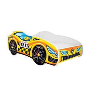 Topbeds Cama Infantil Racing Car 160x80cm, Car-Taxi, con co…