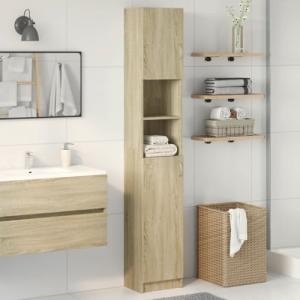 IKAYAA Armario Alto de Baño Mueble Columna de Baño Armario…