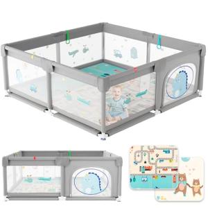 JUPPLIES Parque Infantil para Bebé XL 150x180 cm con Alfomb…