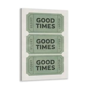 TrhjumpQx Póster estético vintage de Good Times, arte de pa…