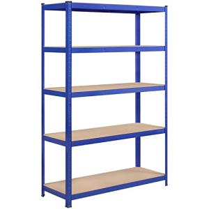 Yaheetech Estantería Metálica Almacenaje 180x120x45cm Estan…