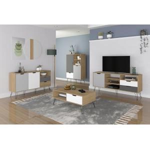 MOMMAHOME® Conjunto Completo de Salon y Comedor, Modelo Est…