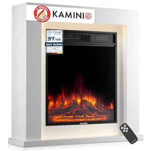 KAMINIO Chimenea eléctrica Matti - Chimenea eléctrica de pi…