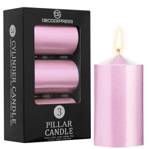 DECO EXPRESS Velas Larga Duracion, Velas Decorativas Pack d…