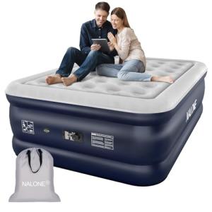 NALONE Colchón Hinchable Matrimonio,Cama Hinchable con Bomb…