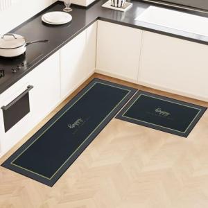 LHHMZ Alfombra de Cocina 2 Piezas Alfombra de Cocina Antide…