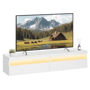 VASAGLE Soporte de TV Montado en la Pared, Mueble de TV Col…