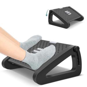 Reposapies de Oficina, Ergonómico con 6 Alturas Ajustables,…