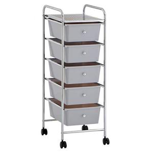 HERSIG - Mueble Cajonera Plastico | Cajonera con Ruedas 5 A…