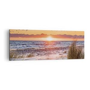 ARTTOR Lienzos decorativos Sol Playa Aves Cuadro Sobre Lien…