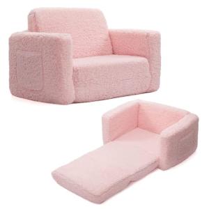 BEJOY Sillón Infantil Sofá Cama 2 en 1, Convertible a Tumbo…