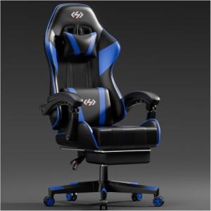 HLFURNIEU Silla Gaming Ergonómica, Silla Gamer con Reposapi…