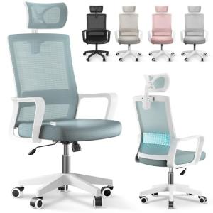 JUPPLIES Silla Escritorio Ergonomica - Silla Oficina Ajusta…