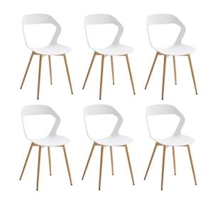BenyLed Juego de 6 sillas de Comedor/Silla de salón Diseño…