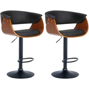 CLP Set De 2 Taburetes De Bar Vestal En Polipiel o Tela I J…
