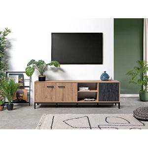 MUEBLES PITARCH | Mueble TV con Patas, 2 Puertas, Estante,…