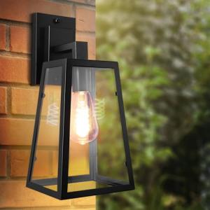 ALLOMN Lámpara de pared para exteriores, linterna de pared…
